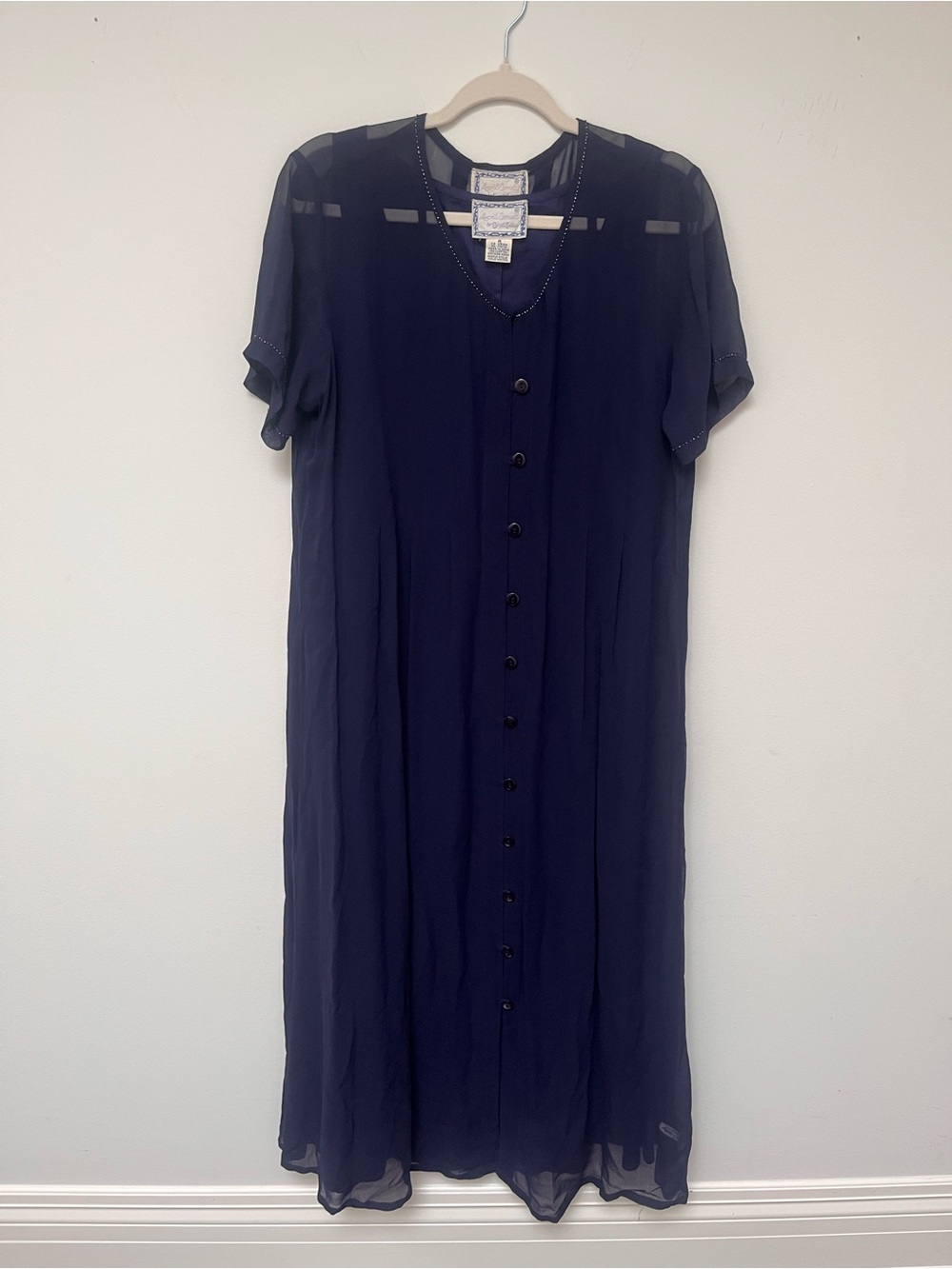 Vintage April Cornell 2 layer dress set